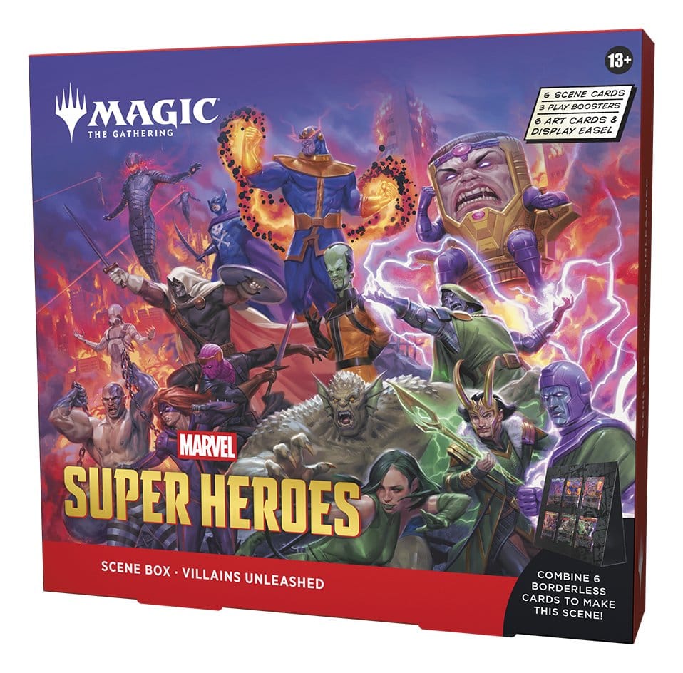 Magic the Gathering Marvel Super Heroes Scene Box Display (4) english