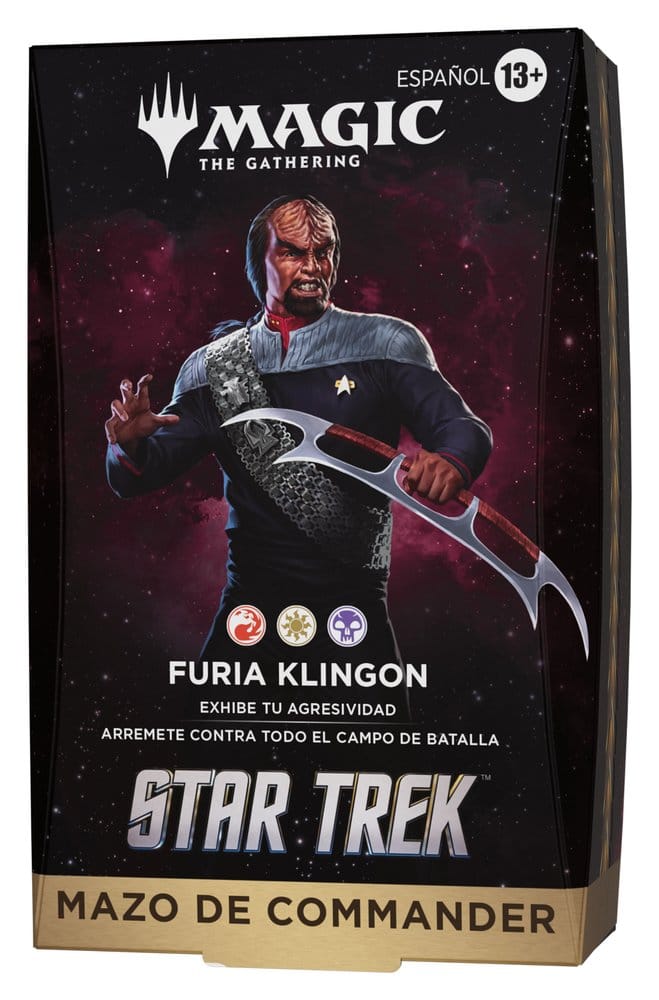 Magic the Gathering Star Trek Commander Decks Case (4) spanish