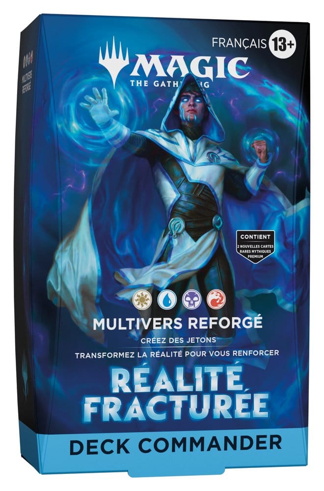 Magic the Gathering Commander Deck - Fractured Reality: Multiverse Reforged Assortment (4) French