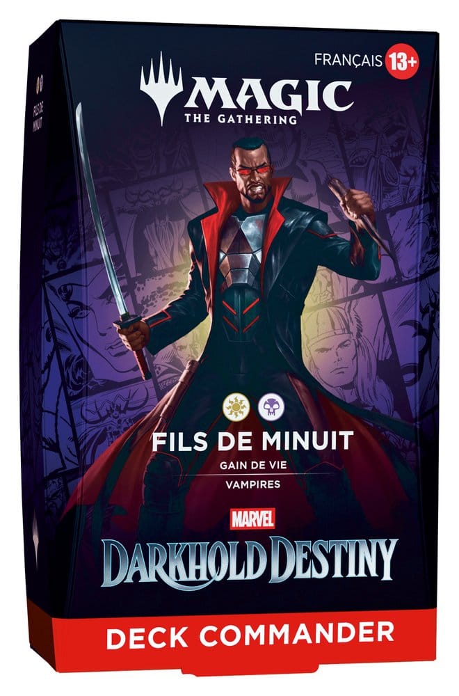 Magic the Gathering Marvel: Darkhold Destiny Commander Decks Case (4) french