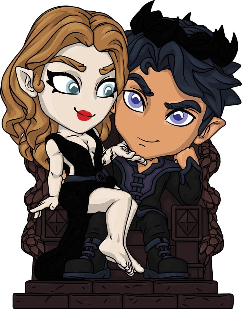 A Court of Thorns and Roses Vinyl Figure Feyre And Rhysand 12 cm