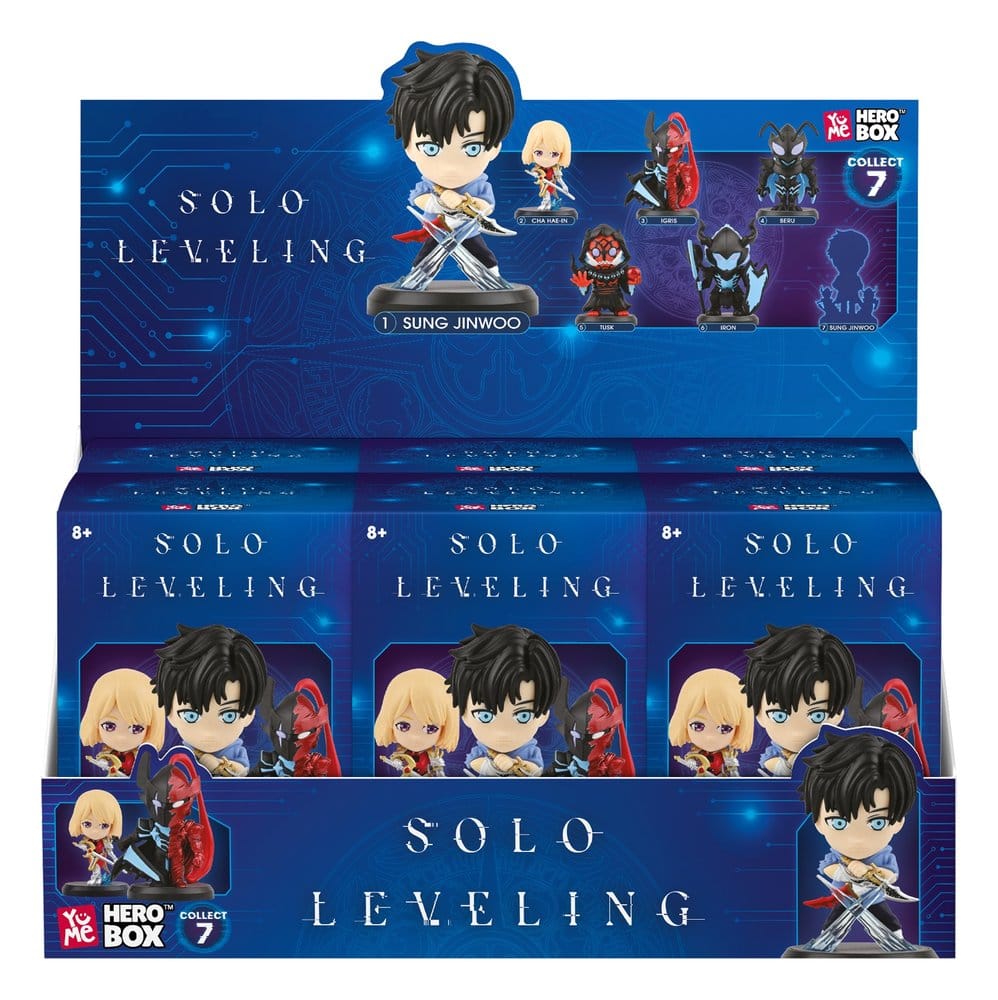 Solo Leveling Hero Box Mini Figures Shadow Rising Series Blind Box Display (12)