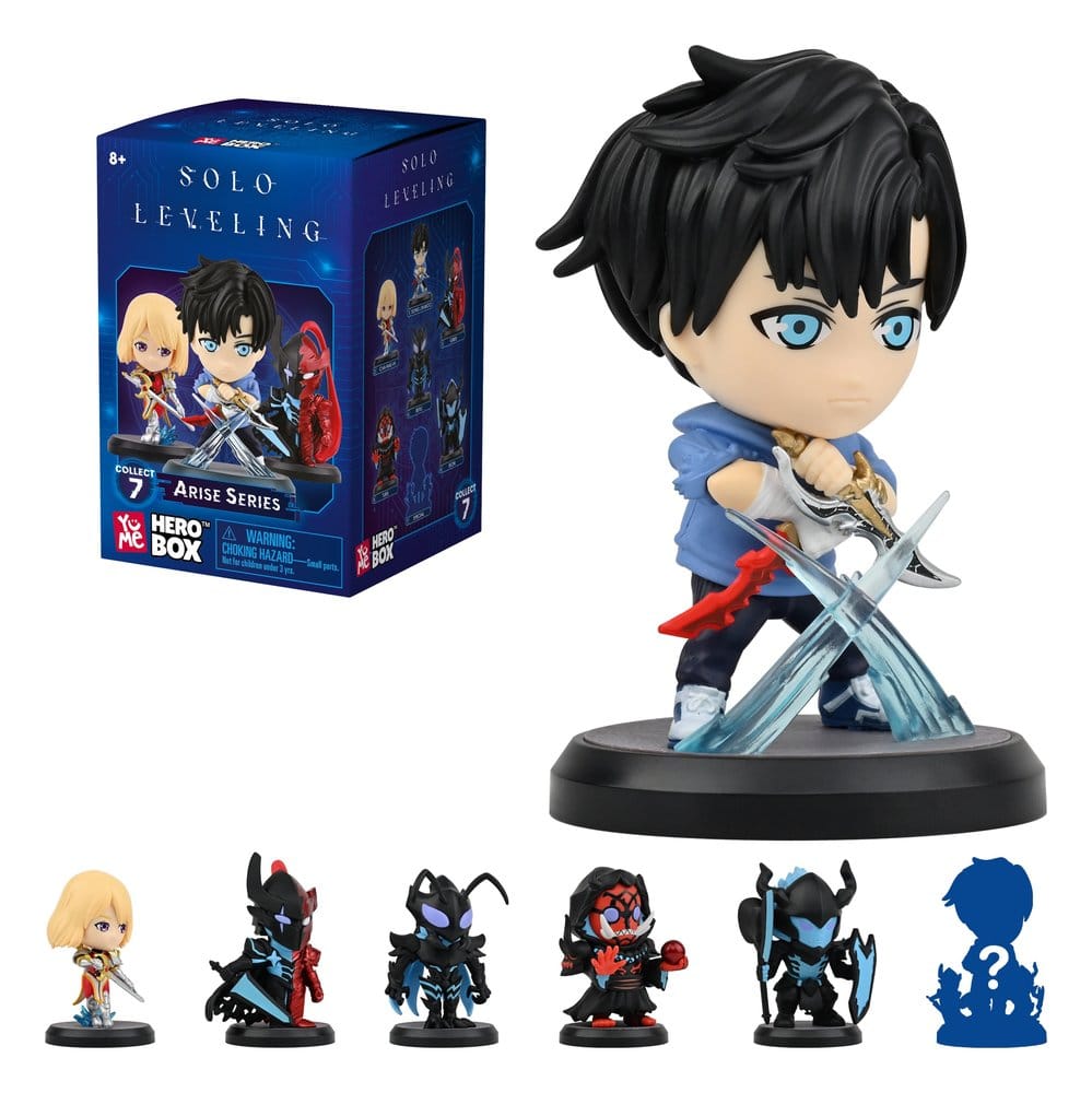 Solo Leveling Hero Box Mini Figures Shadow Rising Series Blind Box Display (12)