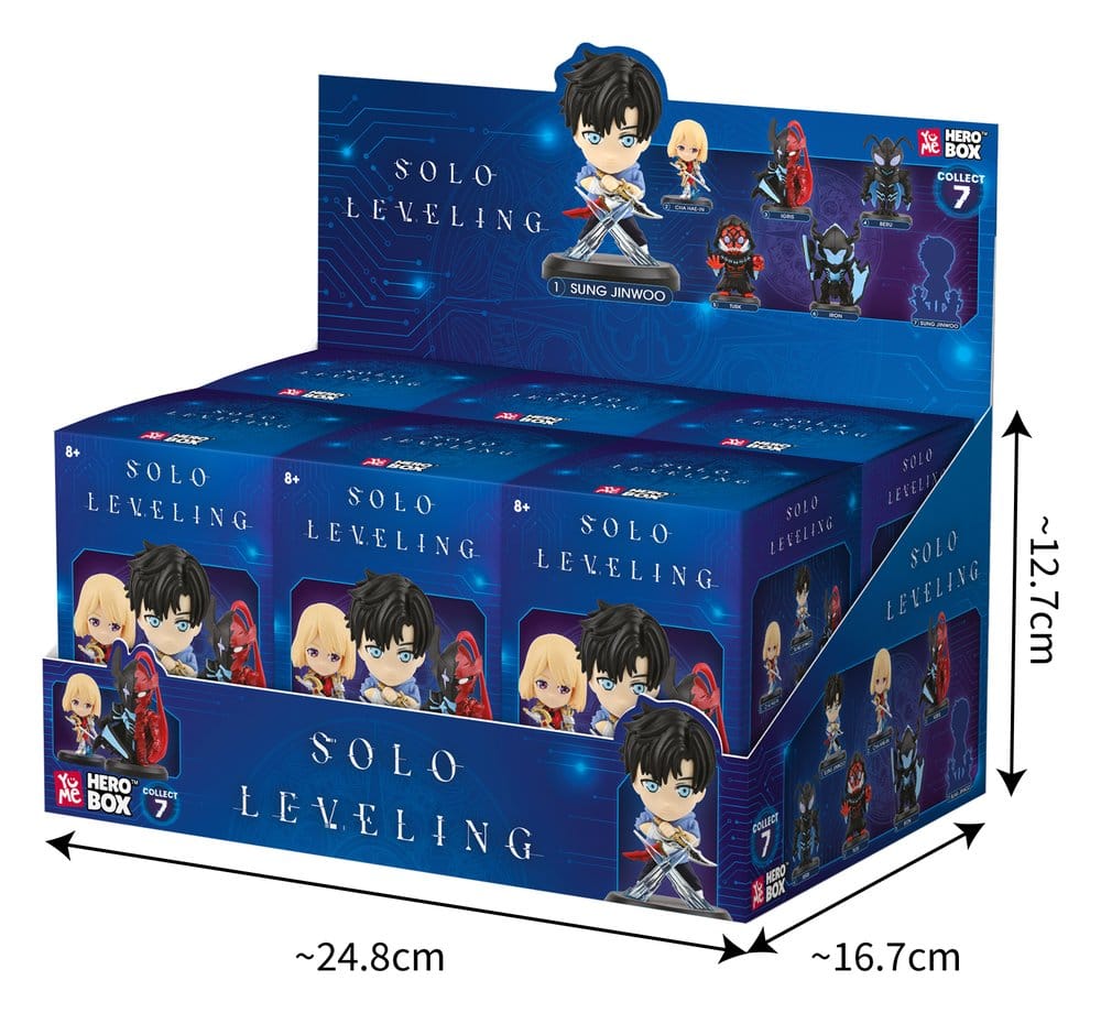 Solo Leveling Hero Box Mini Figures Shadow Rising Series Blind Box Display (12)