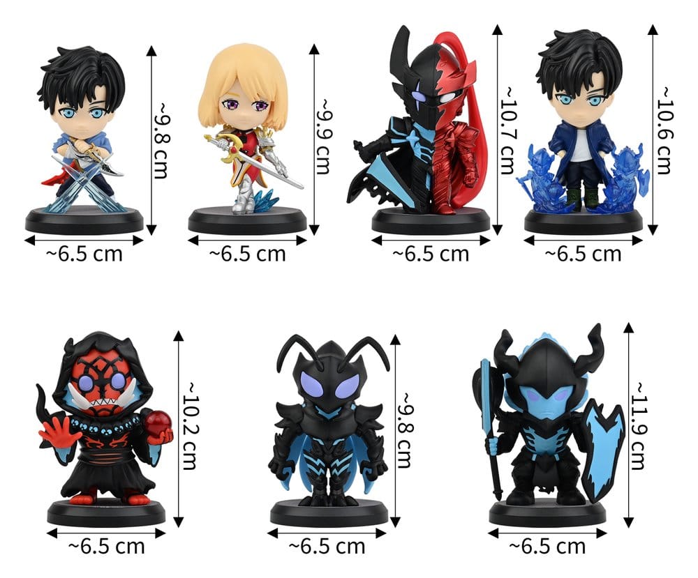 Solo Leveling Hero Box Mini Figures Shadow Rising Series Blind Box Display (12)
