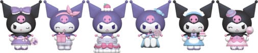 Sanrio Kuromi Party Series Mini Figures Kuromi  5 cm Blind Box Display (12)