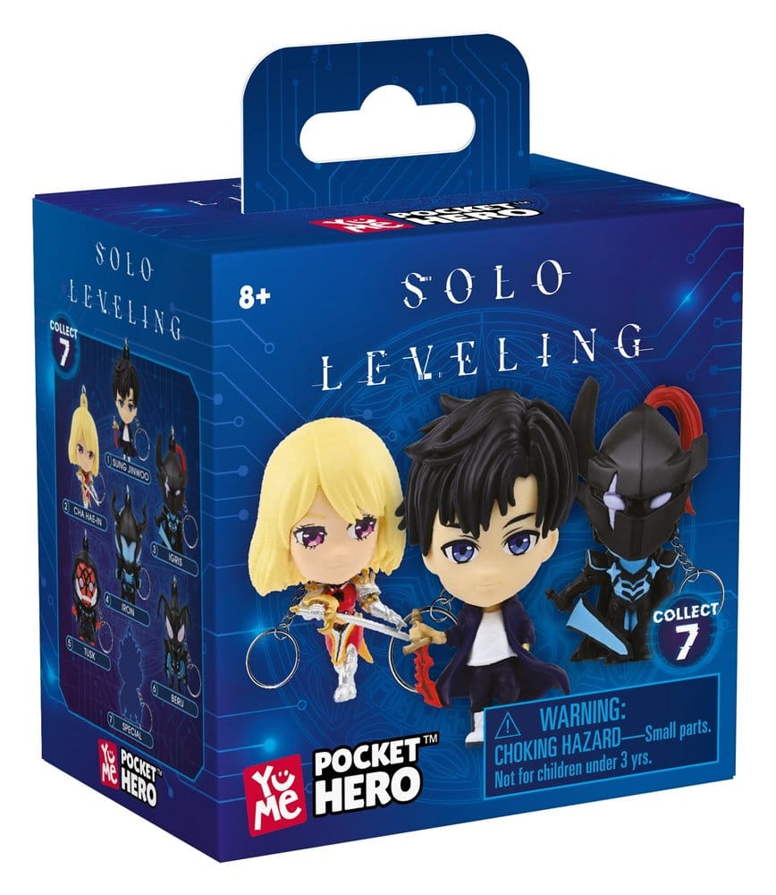 Solo Leveling Pocket Hero Keychain Series 1 Blind Box Display (12)