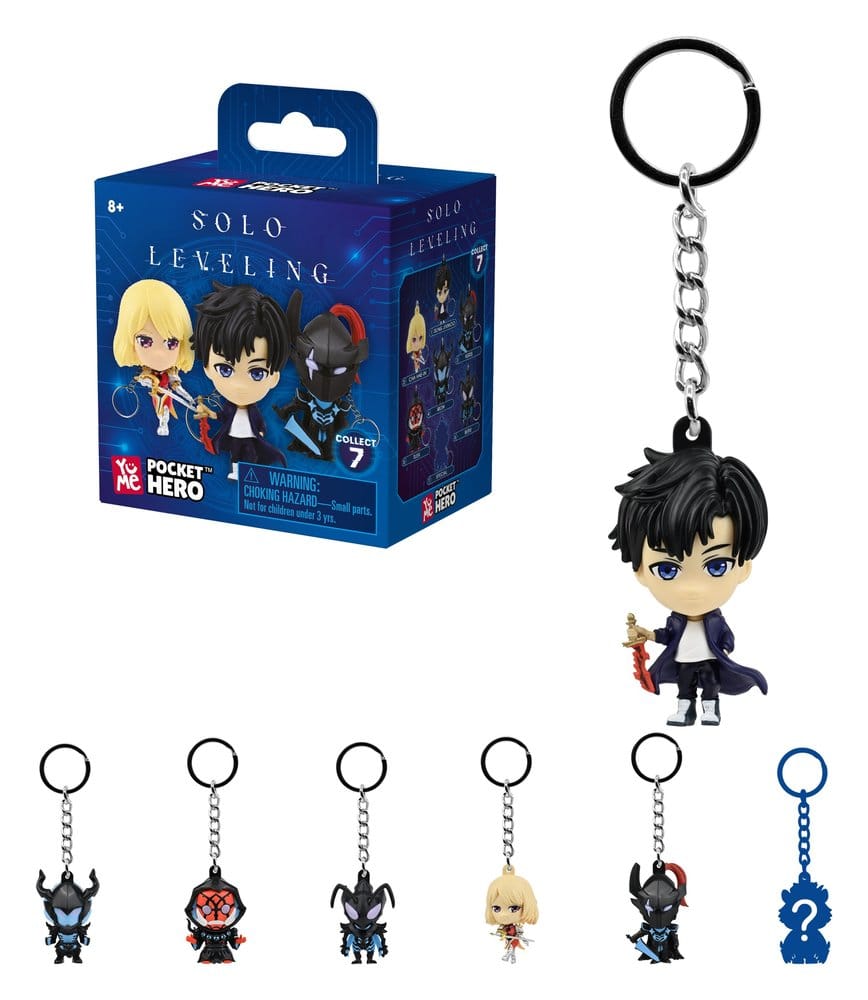 Solo Leveling Pocket Hero Keychain Series 1 Blind Box Display (12)