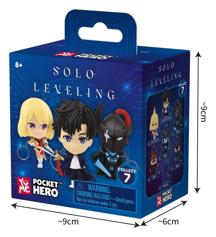 Solo Leveling Pocket Hero Keychain Series 1 Blind Box Display (12)