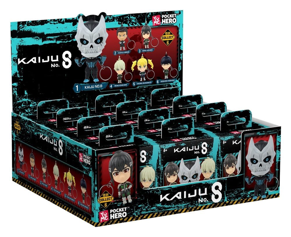 Kaiju No. 8 Pocket Hero Keychain Series 1 Blind Box Display (12)