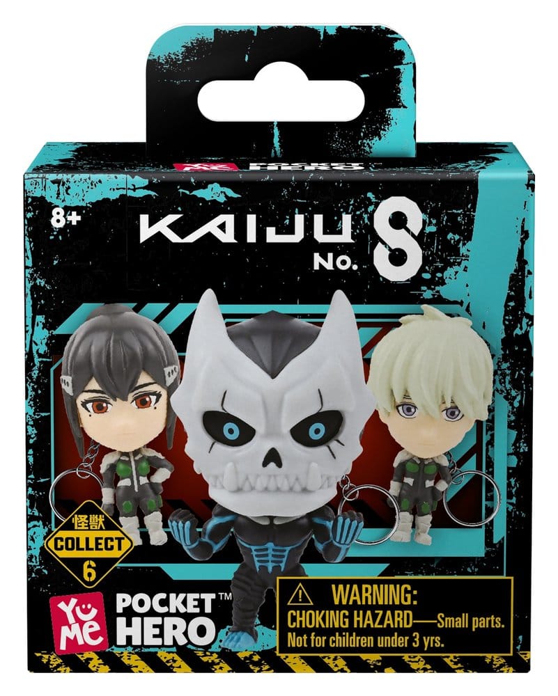 Kaiju No. 8 Pocket Hero Keychain Series 1 Blind Box Display (12)