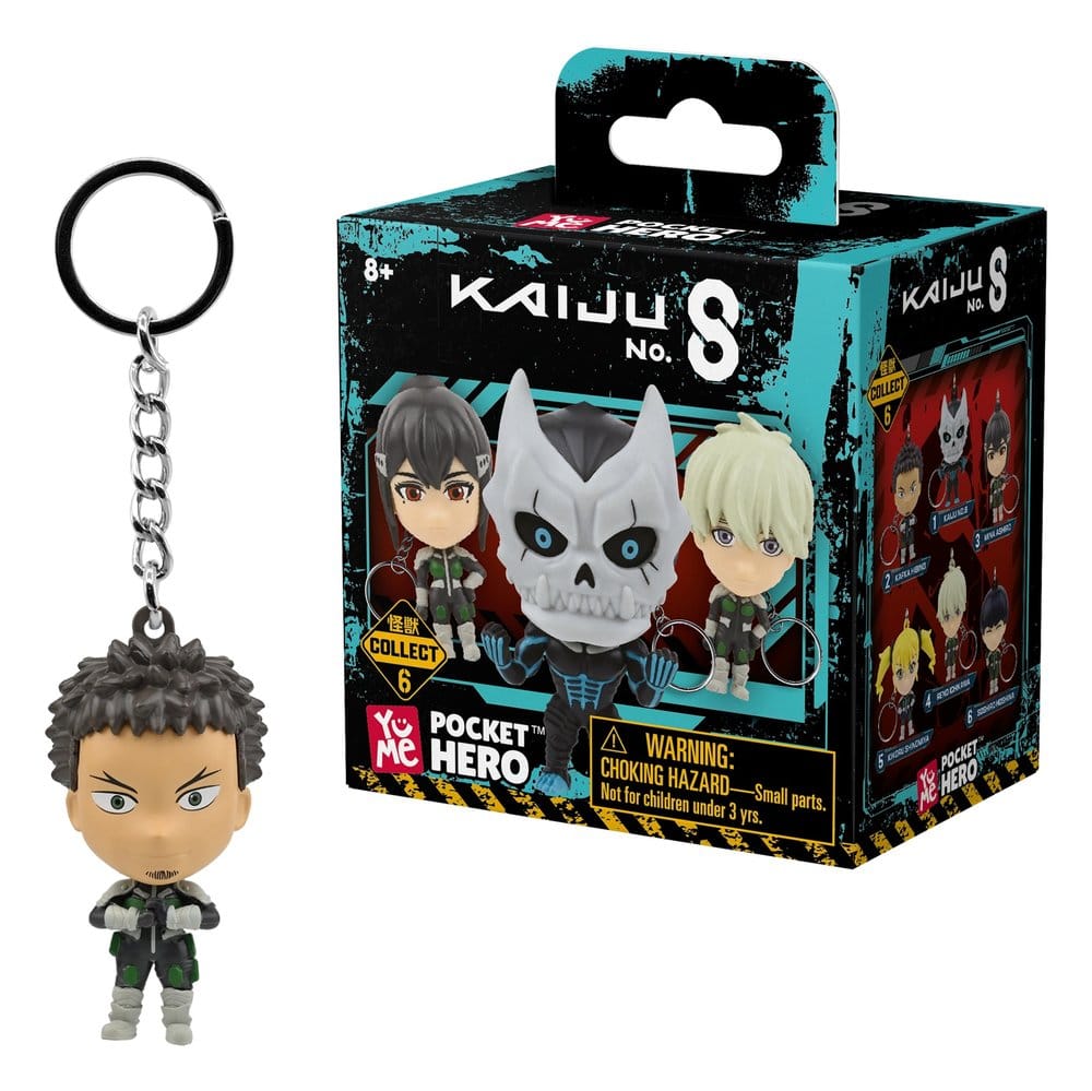 Kaiju No. 8 Pocket Hero Keychain Series 1 Blind Box Display (12)