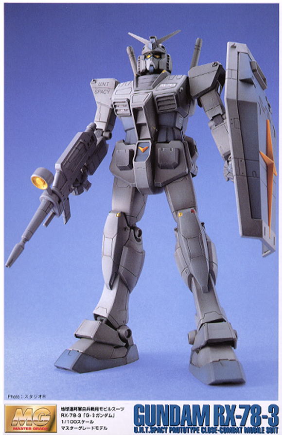 MG Gundam RX-78-3 U.N.T.Spacy Prototype Close-Combat Mobile Suit 1/100