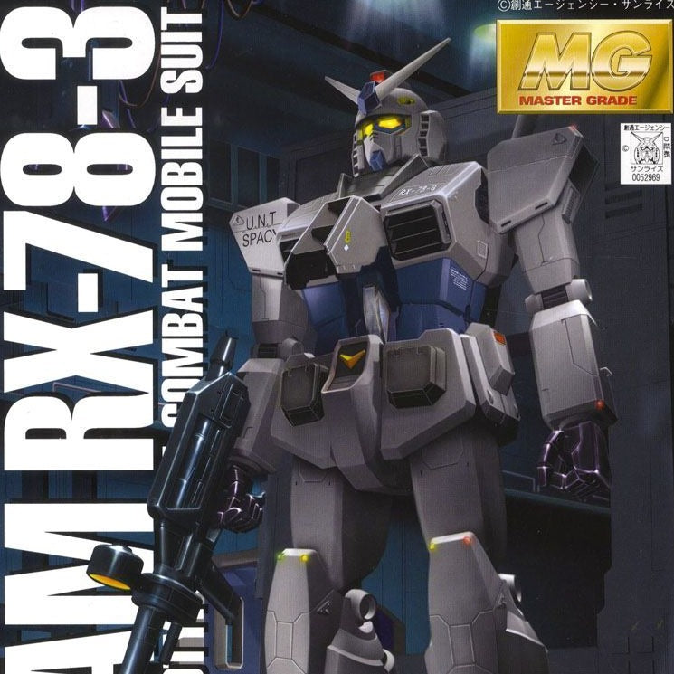 MG Gundam RX-78-3 U.N.T.Spacy Prototype Close-Combat Mobile Suit 1/100