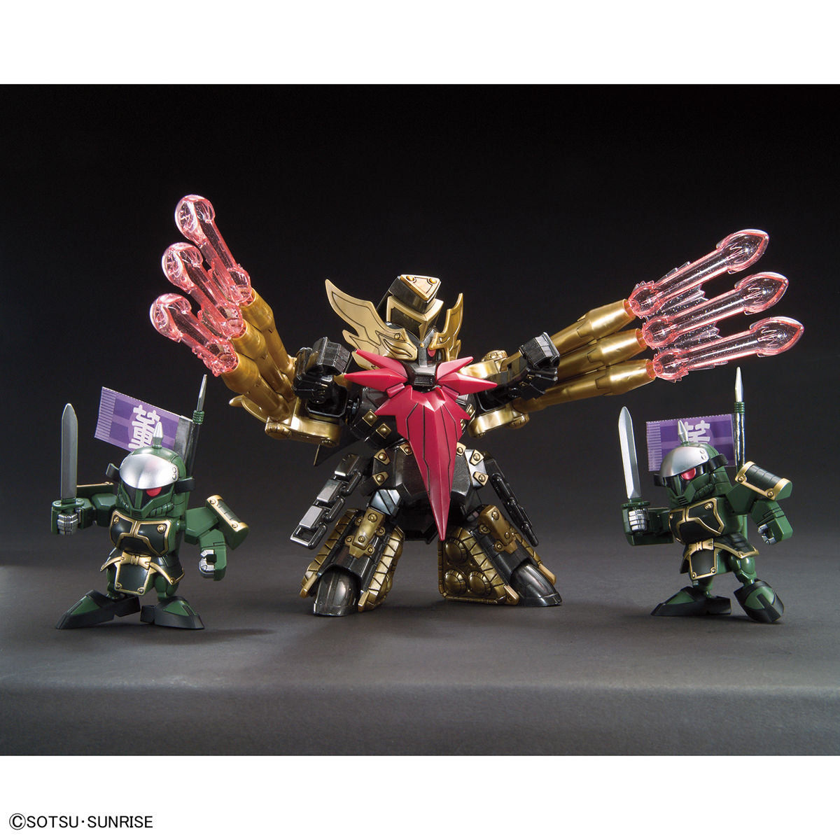 SD Gundam BB407 Dongzhuo Zaku and Buduibing Dongzhuo Forces