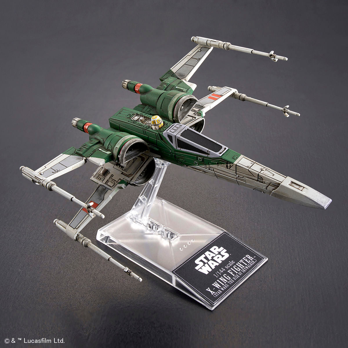 1/144 X-Wing Fighter Poe's X-Wing Fighter & X-Wing Fighter (Star Wars: The Dawn of Skywalker)