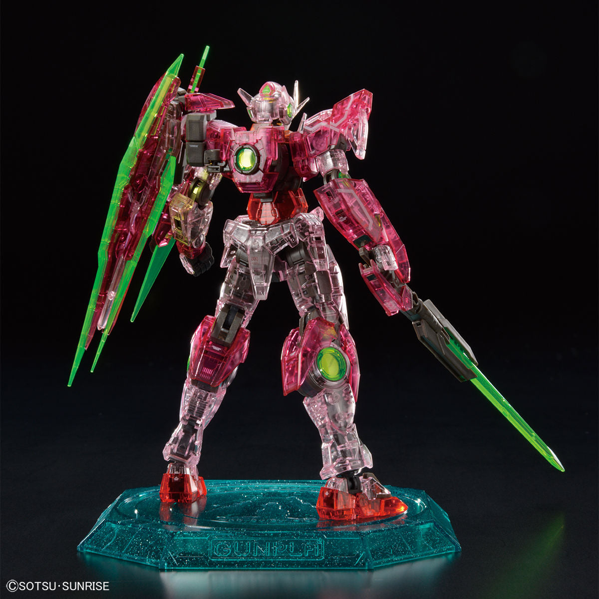 RG 1/144 Gundam Base Limited 00 Qan[T] [Trans-Am Clear]