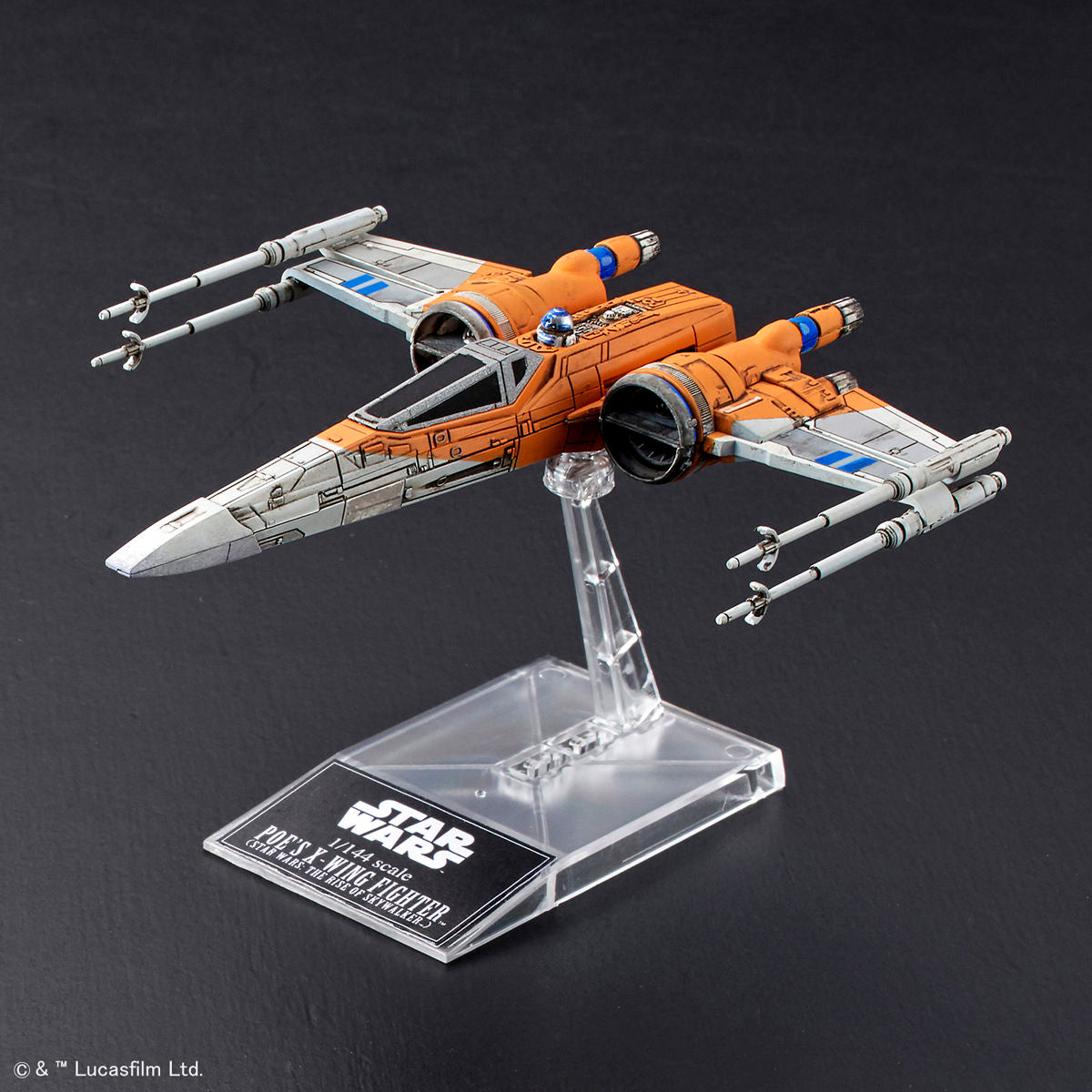 1/144 X-Wing Fighter Poe's X-Wing Fighter & X-Wing Fighter (Star Wars: The Dawn of Skywalker)