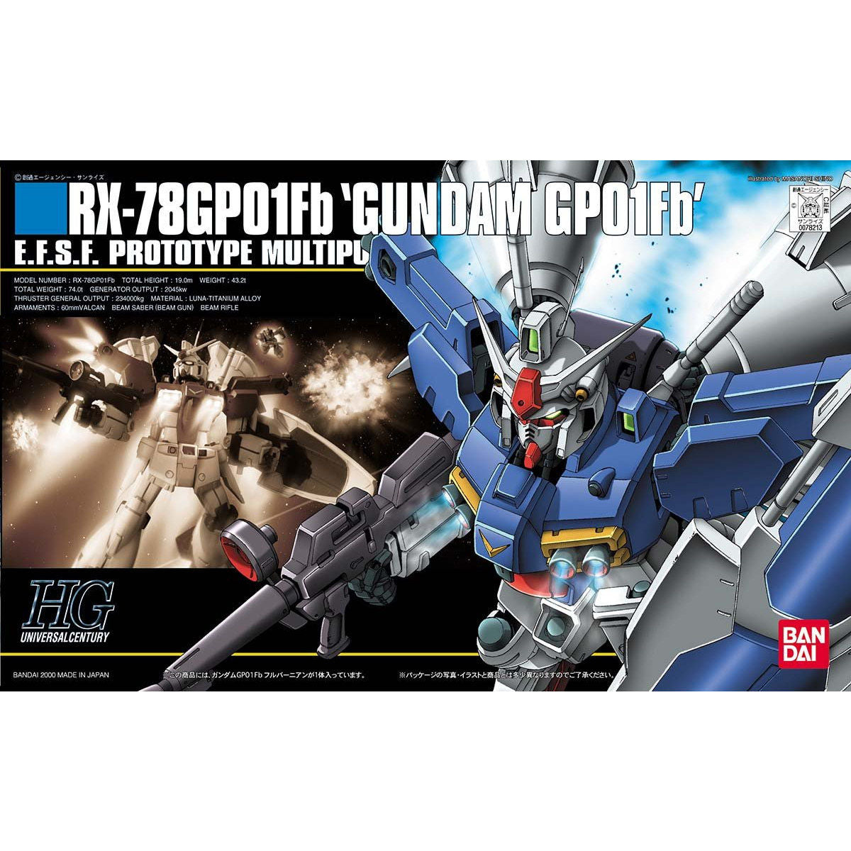 HG RX-78GP01fb 'Gundam GP01fb' 1/144