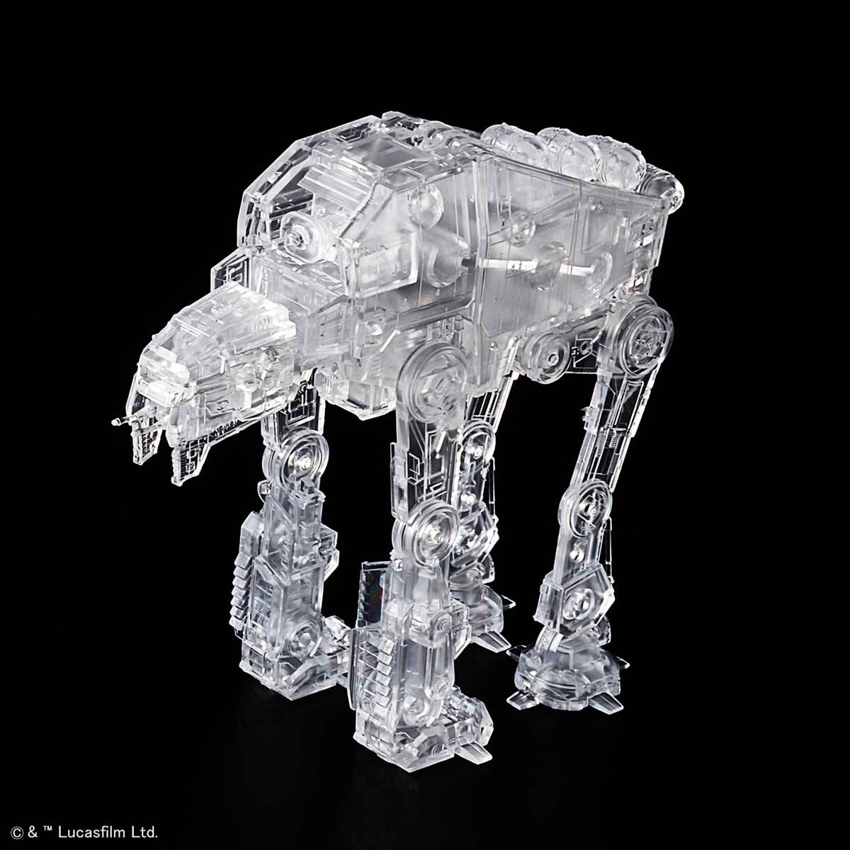 1/144 & 1/350 & 1/540 "Star Wars: The Last Jedi" Clear Vehicle Set