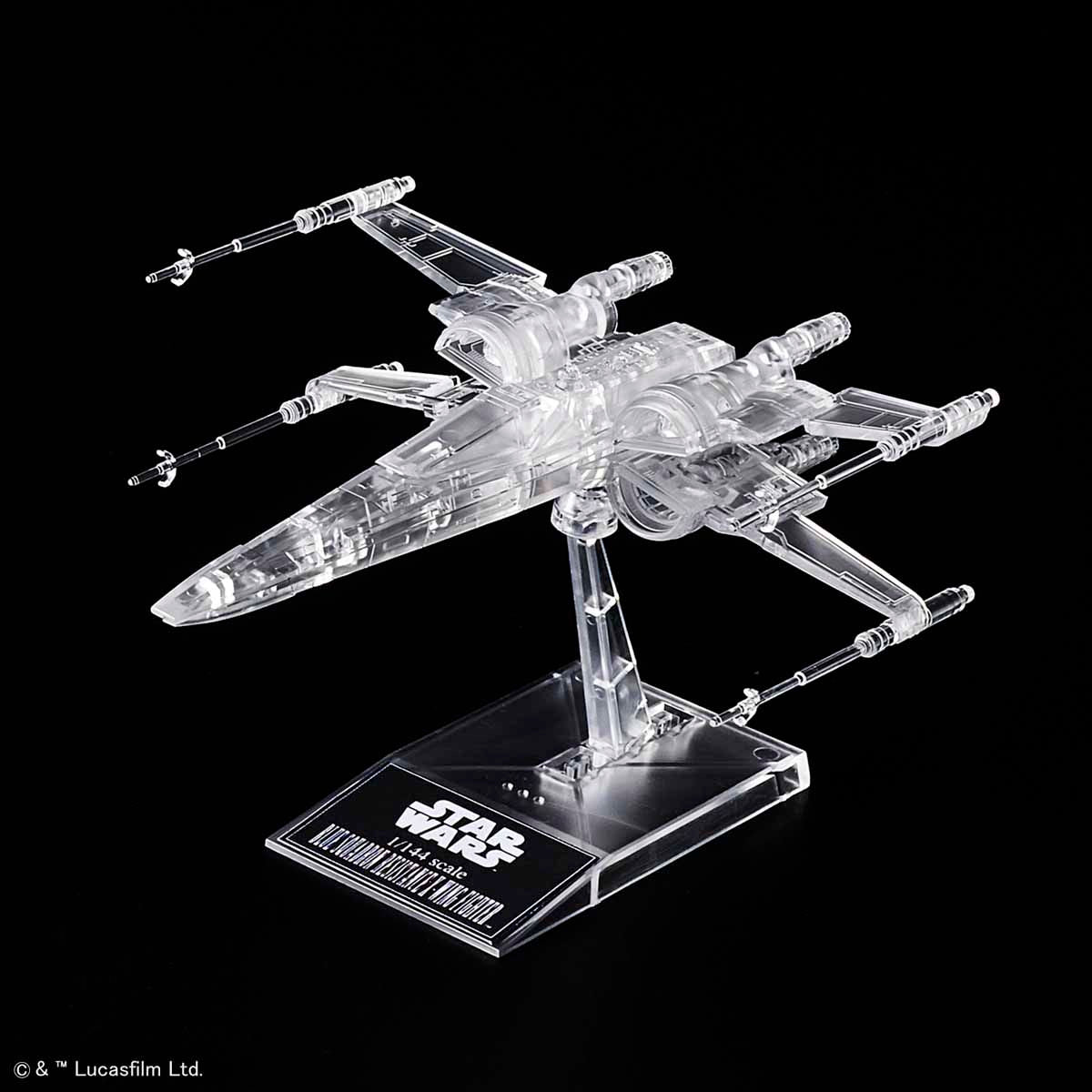 1/144 & 1/350 & 1/540 "Star Wars: The Last Jedi" Clear Vehicle Set