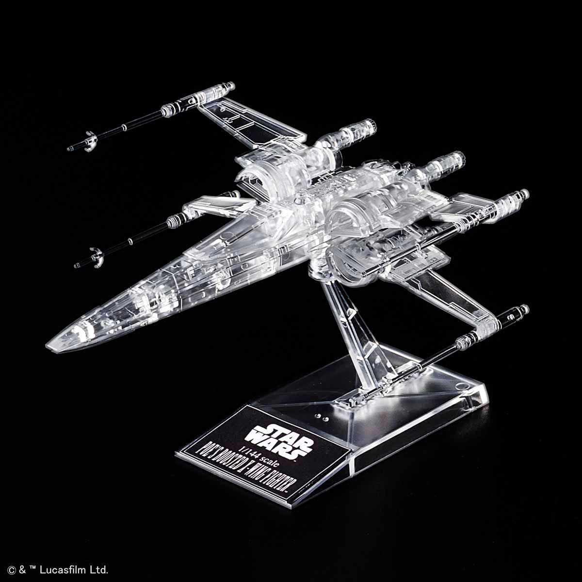 1/144 & 1/350 & 1/540 "Star Wars: The Last Jedi" Clear Vehicle Set