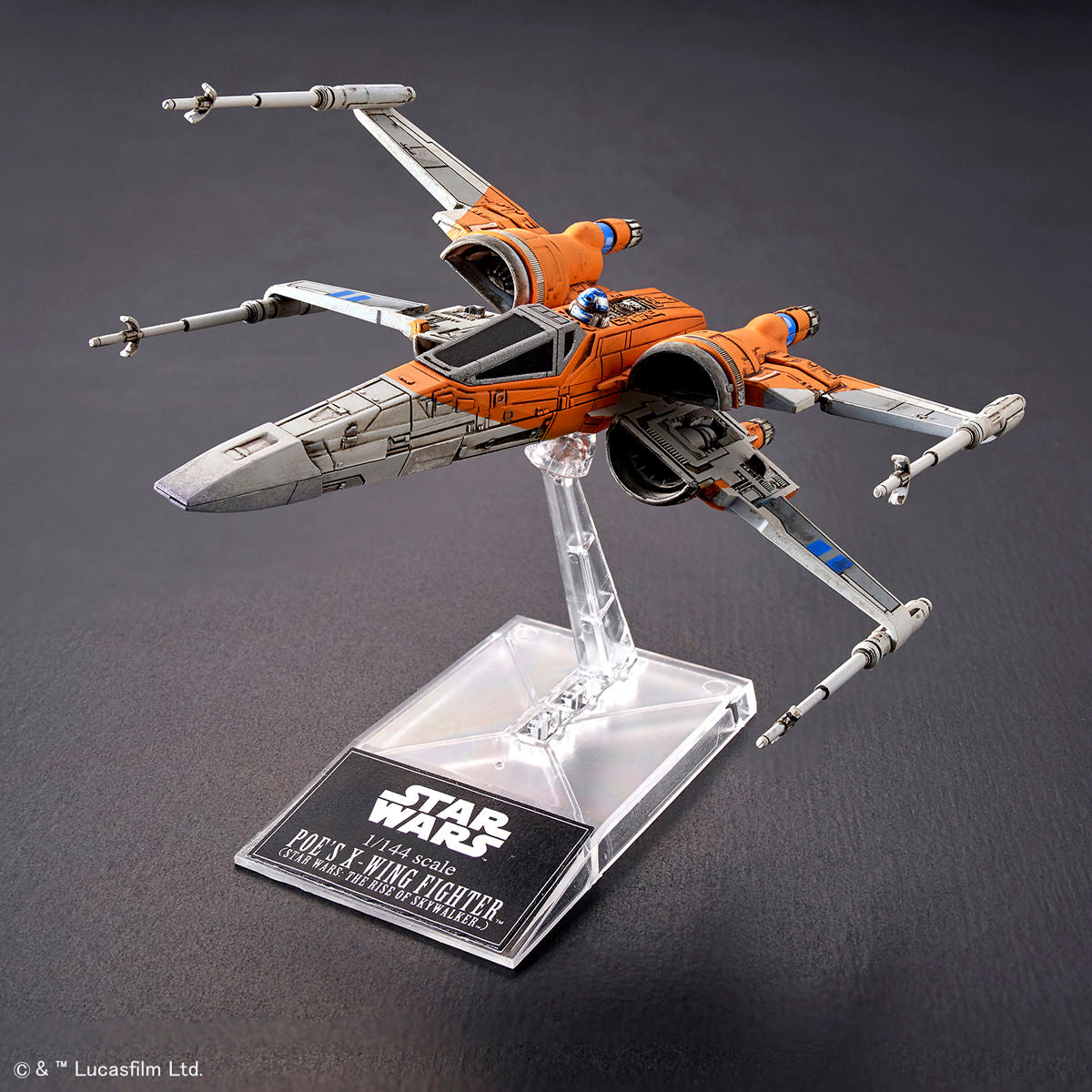 1/144 X-Wing Fighter Poe's X-Wing Fighter & X-Wing Fighter (Star Wars: The Dawn of Skywalker)