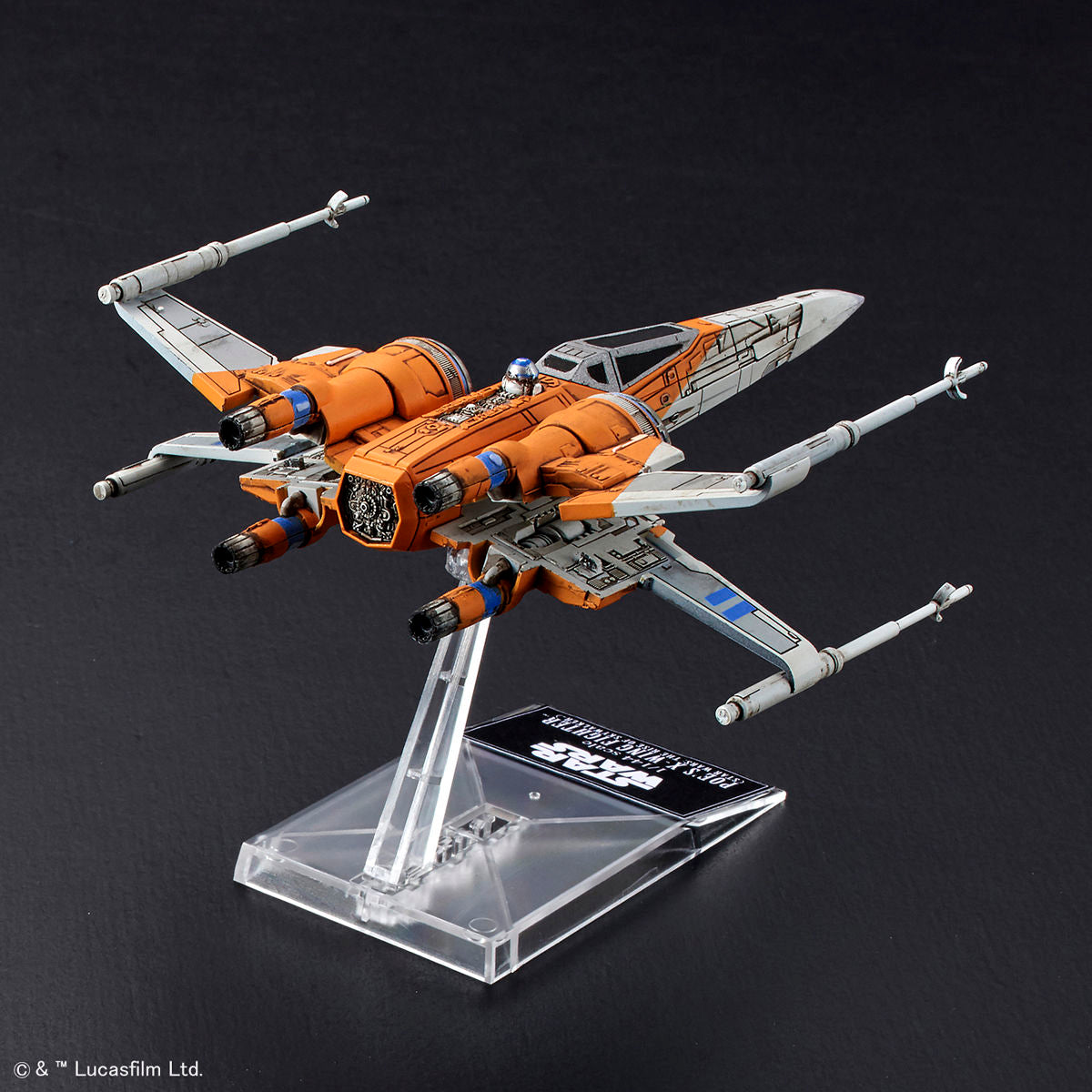 1/144 X-Wing Fighter Poe's X-Wing Fighter & X-Wing Fighter (Star Wars: The Dawn of Skywalker)