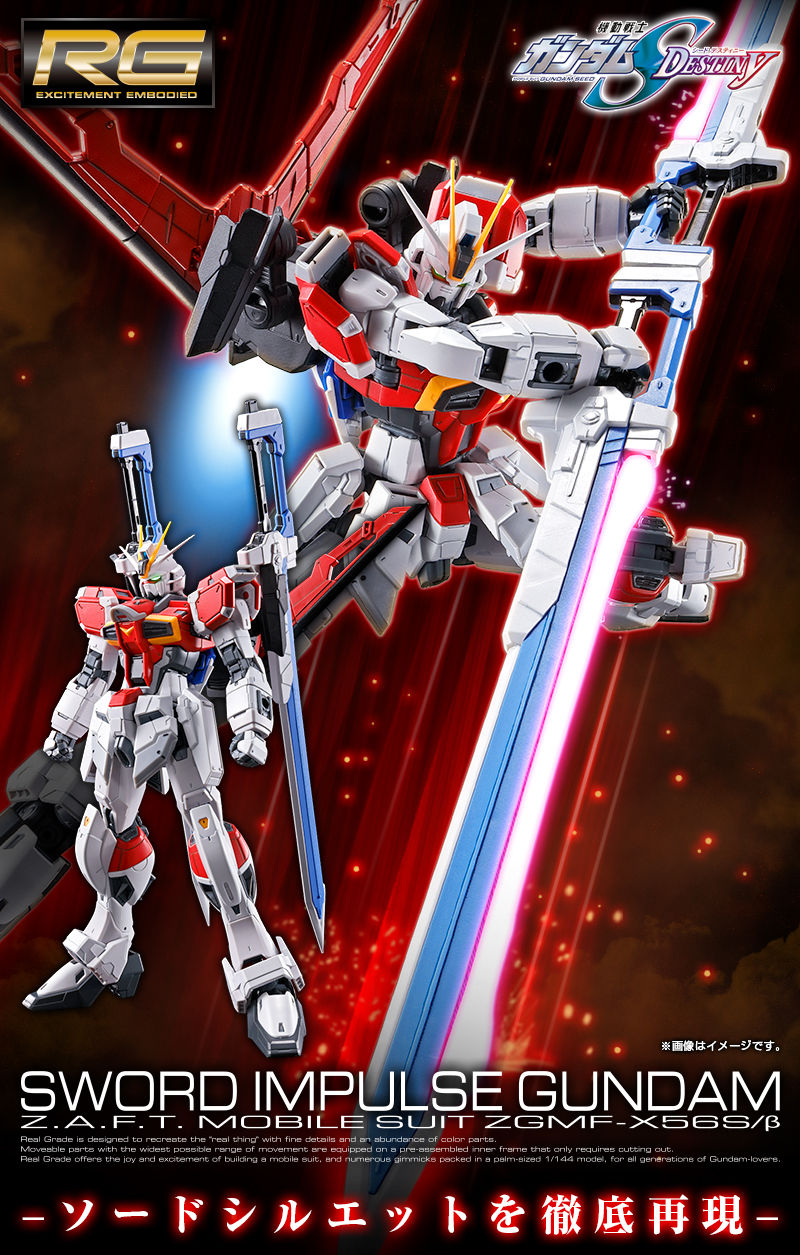 RG Sword Impulse Gundam - P-Bandai 1/144
