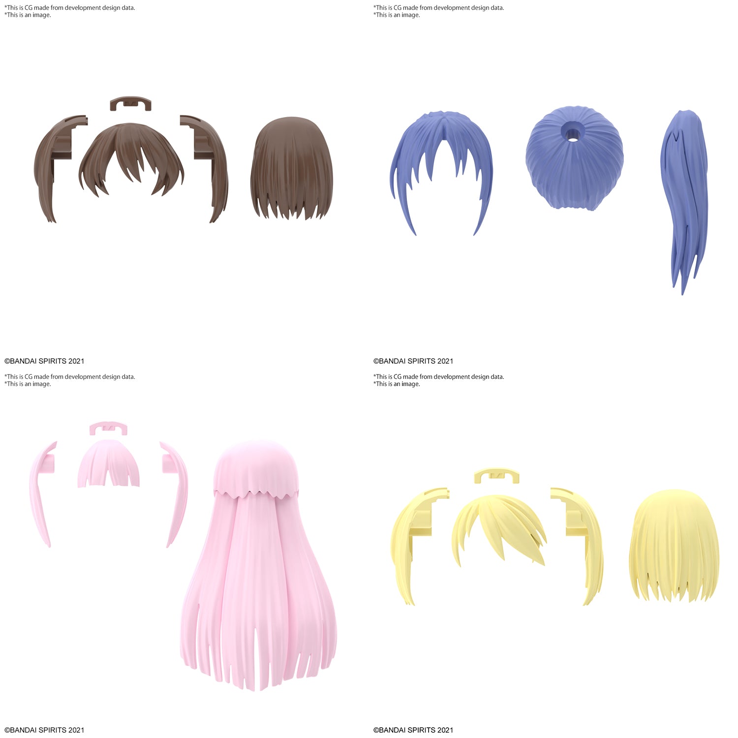 30MS OPTION HAIR STYLE PARTS VOL 6 (4 pcs)