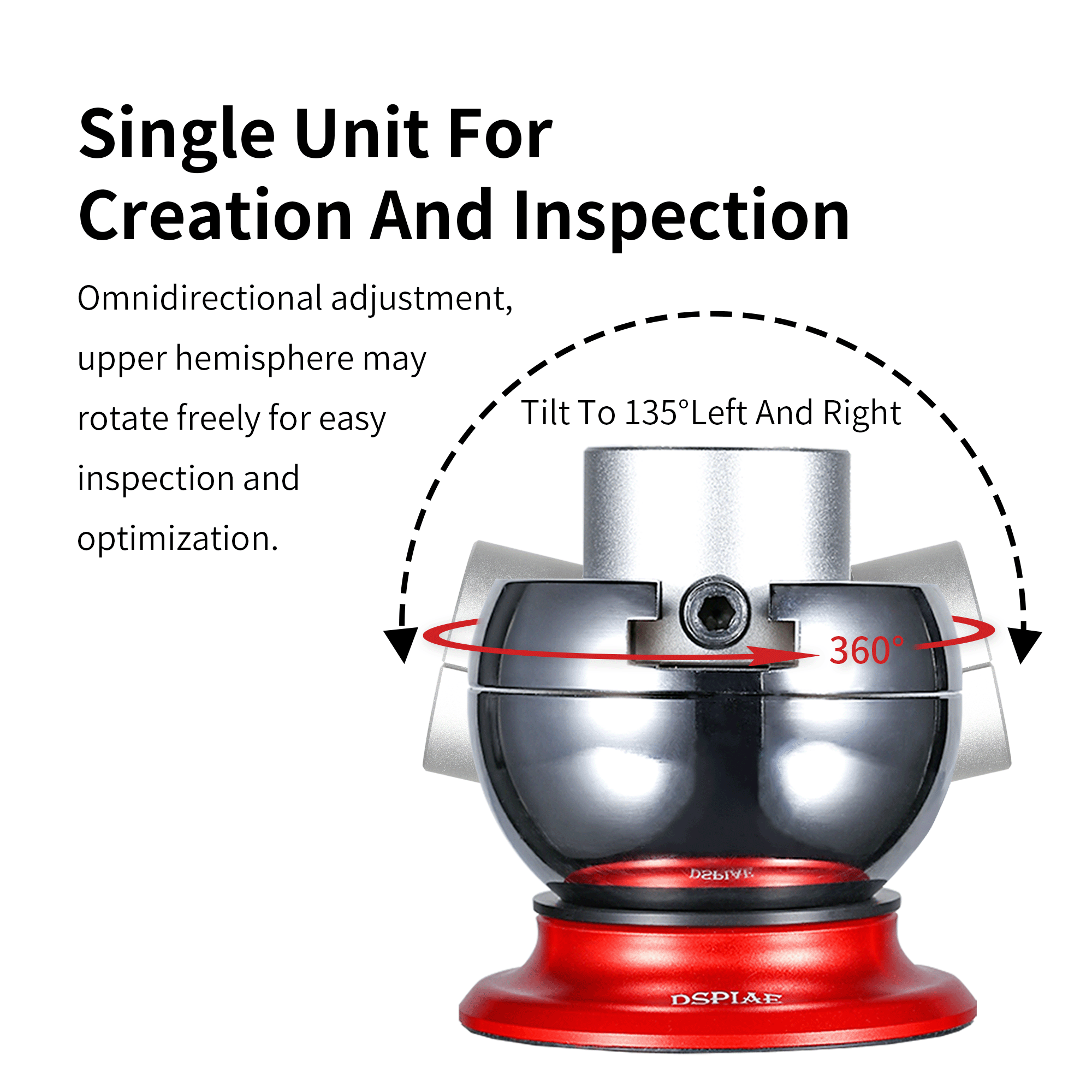 Dspiae AT-SV Omnidirectional Spherical Vise