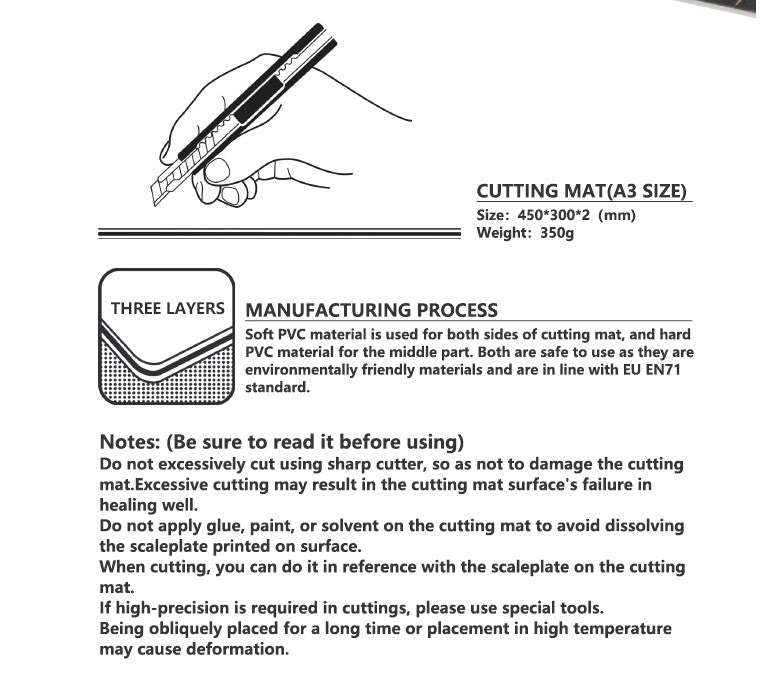 Dspiae AT-CA3 Cutting Mat A3