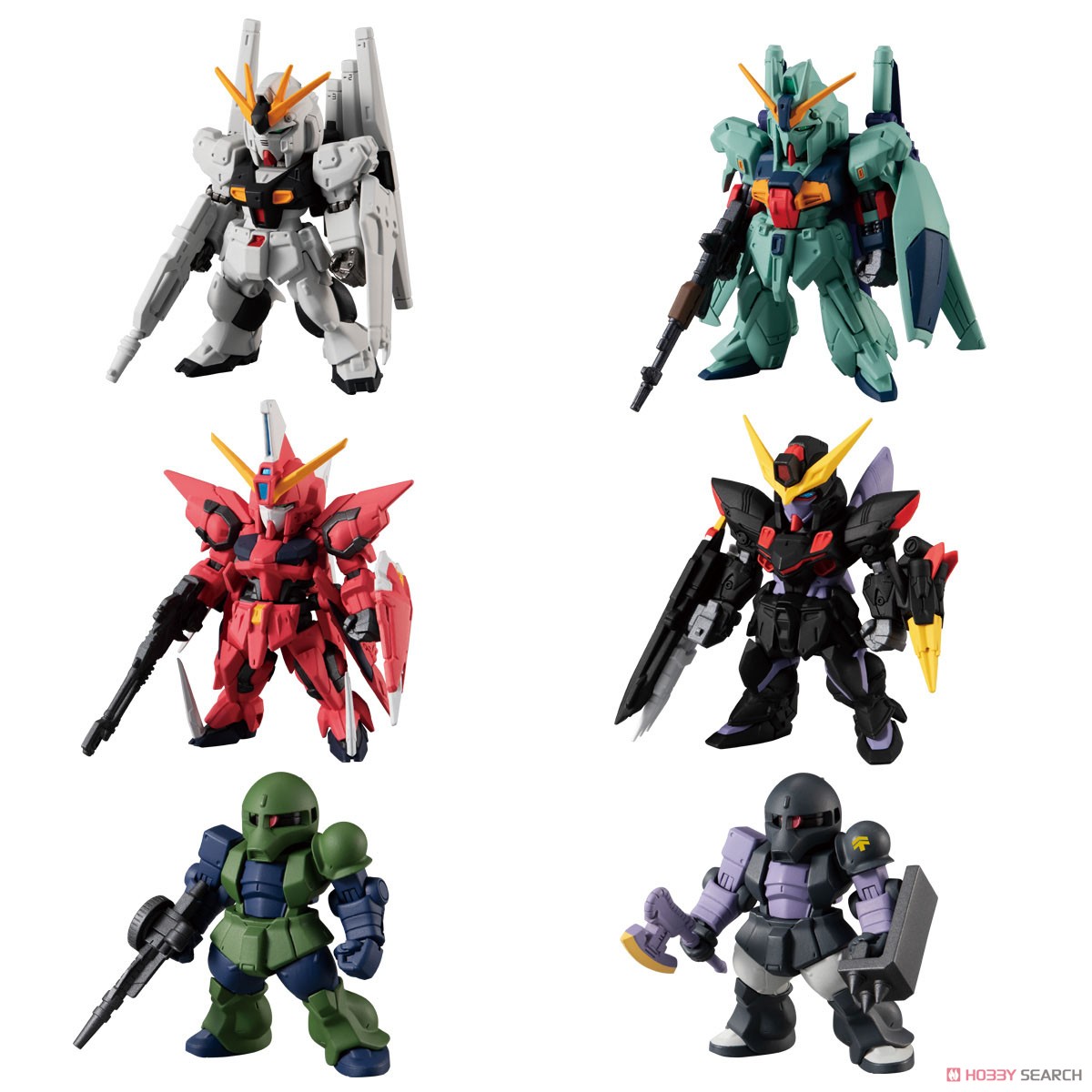 Gundam Converge #21 Box set 6 pcs.