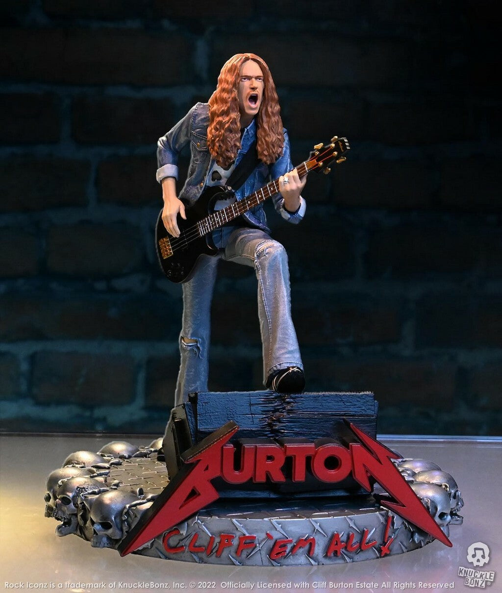 Rock Iconz: Metallica - Cliff Burton Statue