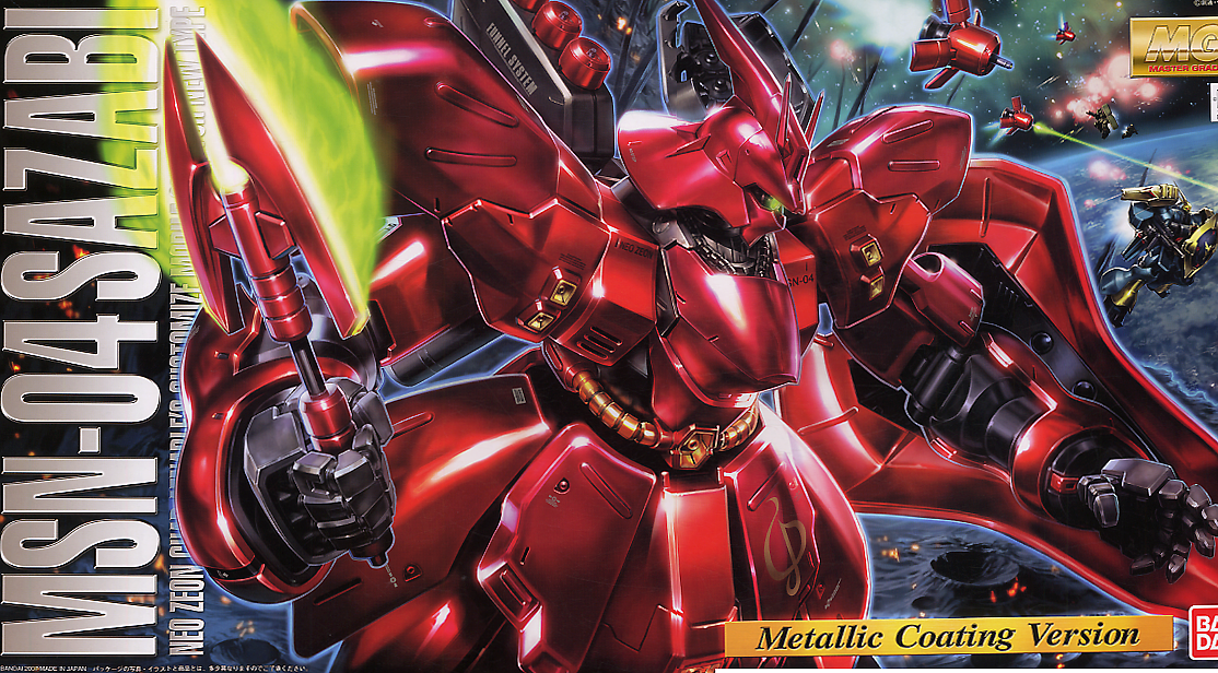 MG MSN-04 Sazabi Metallic Coating Version Type 1/100