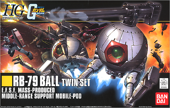 HG Gundam RB-79 Ball Twin Set 1/144 - gundam-store.dk