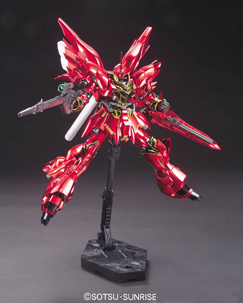 HG MSN-06S Sinanju (Titanium finish) 1/144