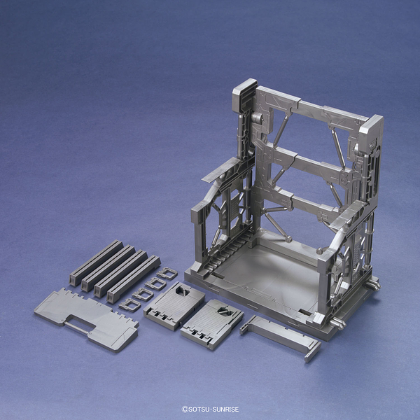 Gundam Action Base Builders Parts System Base (Gunmetal) - gundam-store.dk