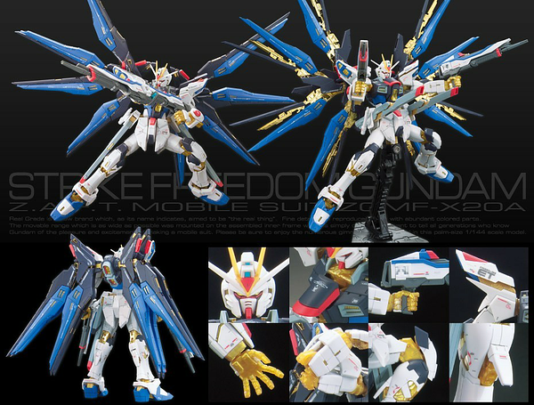 RG Gundam ZGMF-X20A Strike freedom 1/144 - gundam-store.dk