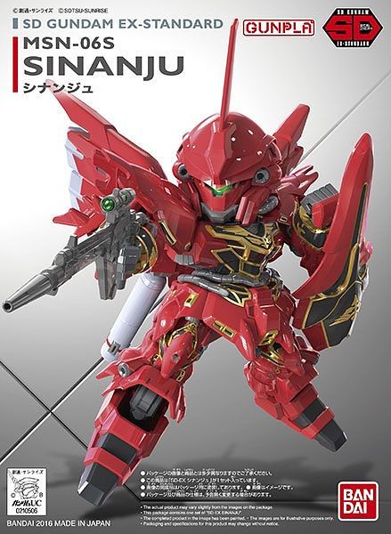 SD Gundam EX Standard Sinanju - gundam-store.dk