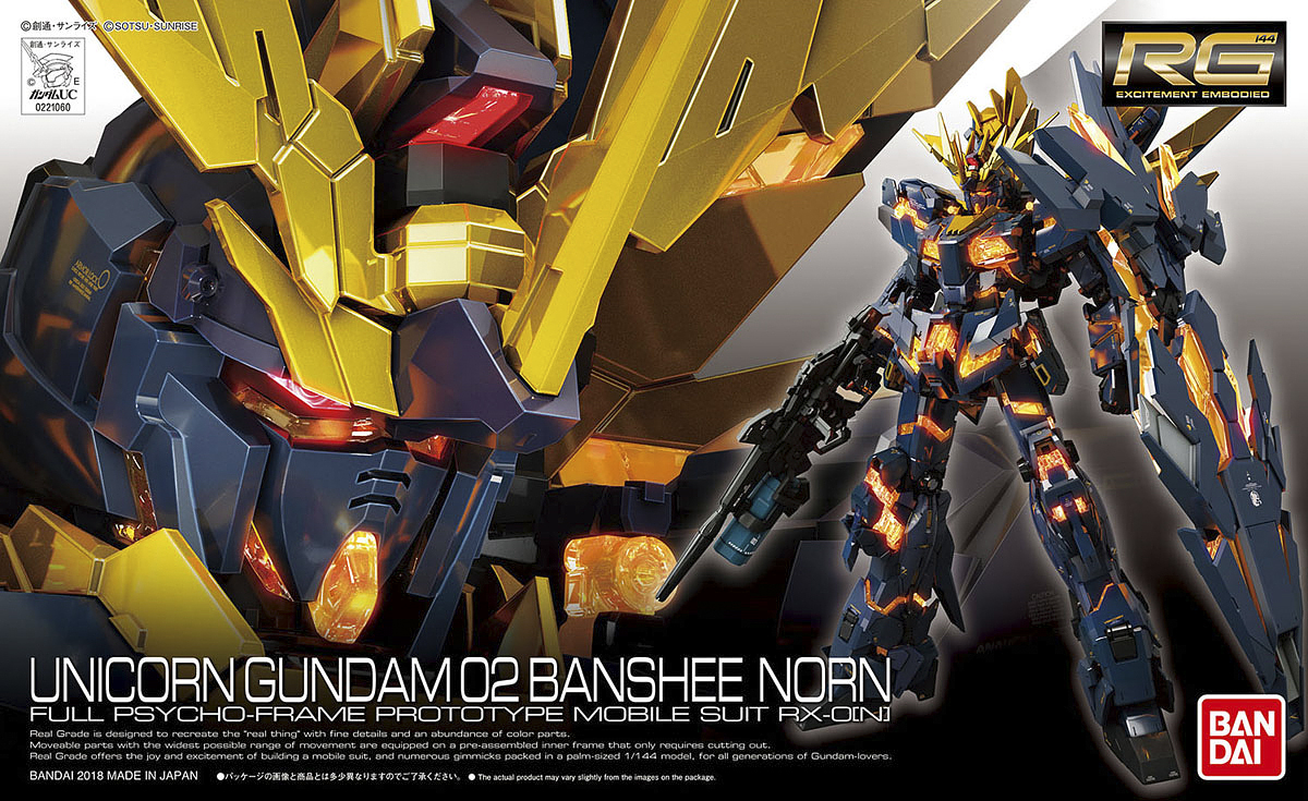 RG Gundam Unicorn 02 Banshee Norn 1/144 - gundam-store.dk