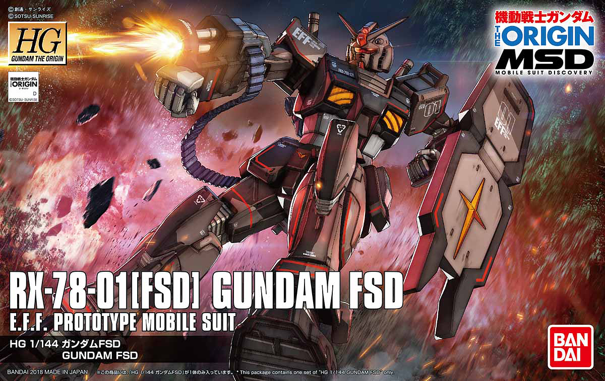 HG Gundam FSD 1/144 - gundam-store.dk