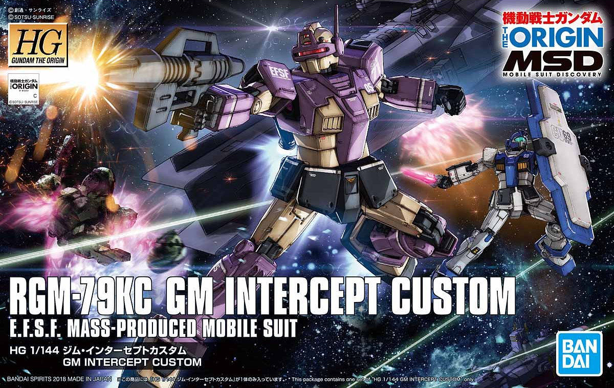 HG Gundam - GM Intercept Custom 1/144 - gundam-store.dk