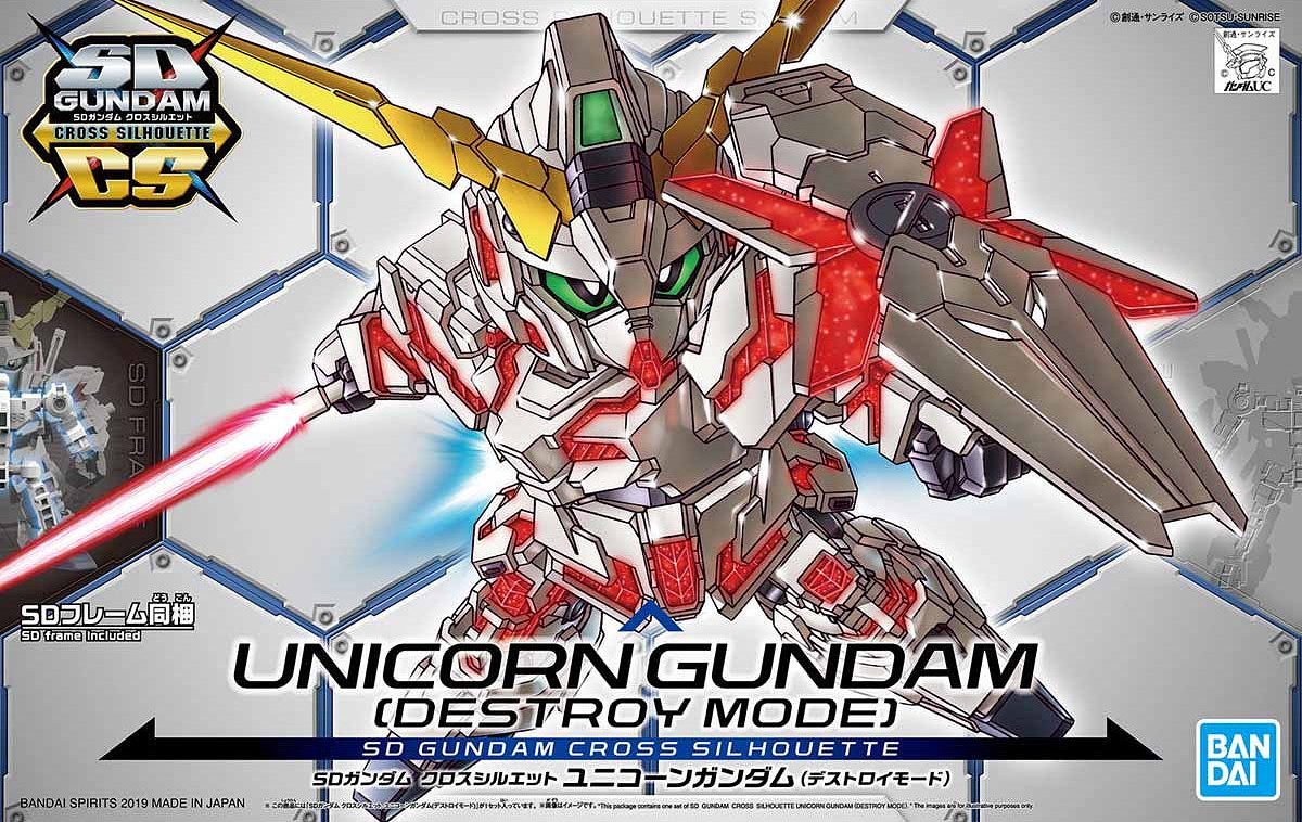 SD Gundam Cross Silhouette - Unicorn (Destroy Mode) - gundam-store.dk