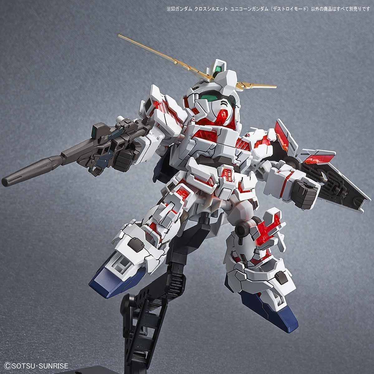 SD Gundam Cross Silhouette - Unicorn (Destroy Mode) - gundam-store.dk