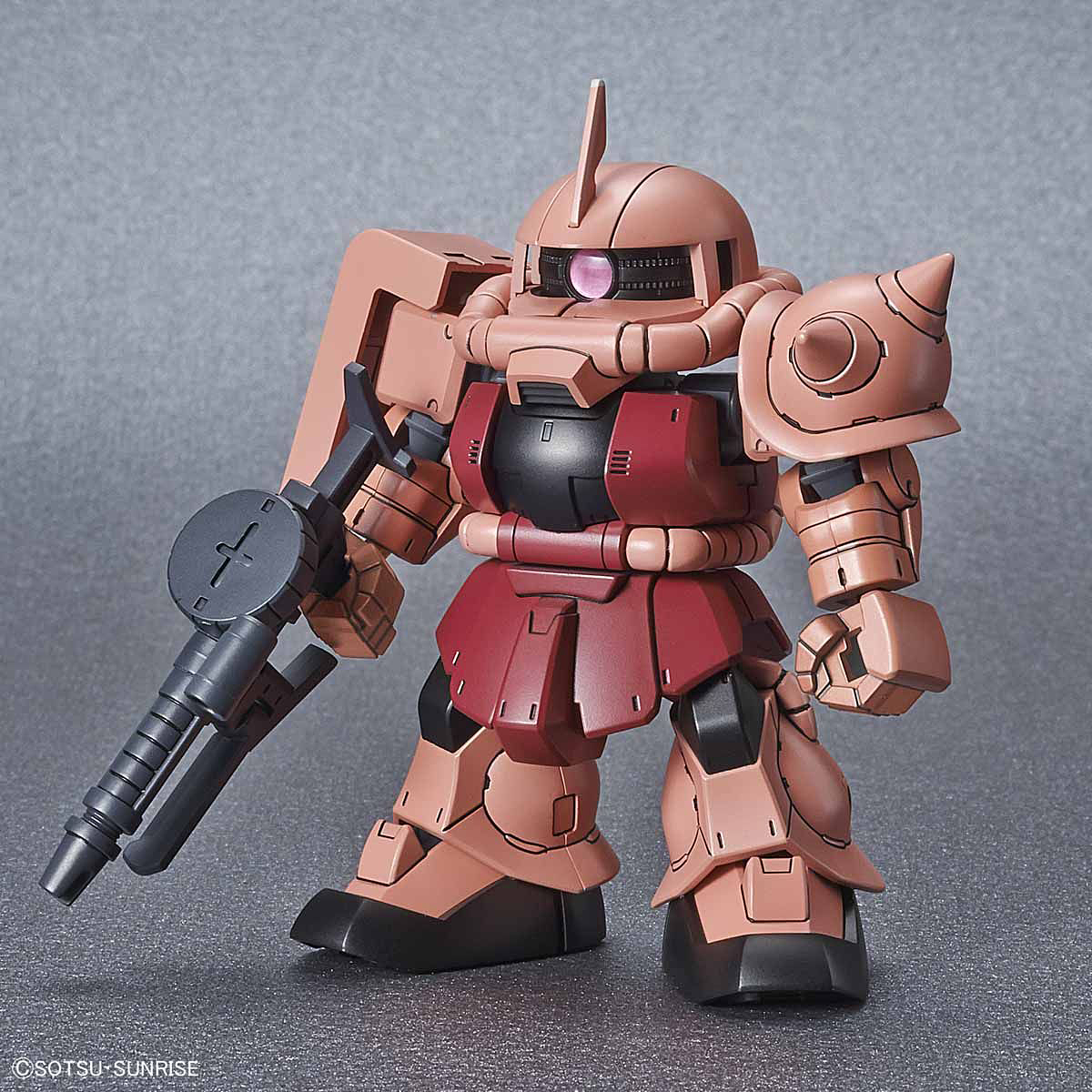 SD Gundam Cross Silhouette -MS-06S Zaku II Rød - gundam-store.dk