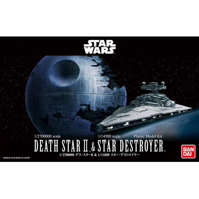 Star Wars - Death Star II 1/2700000 + Imperial Star Destroyer 1/14500