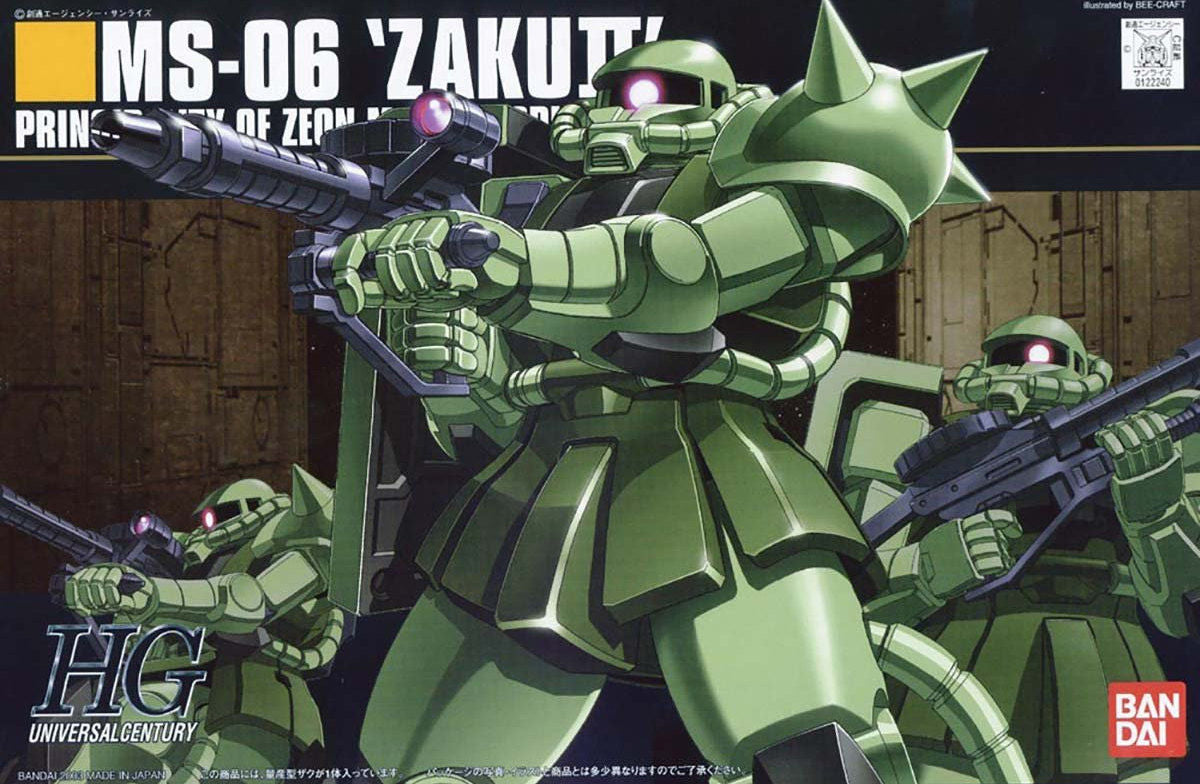 HG MS-06 Zaku II 1/144