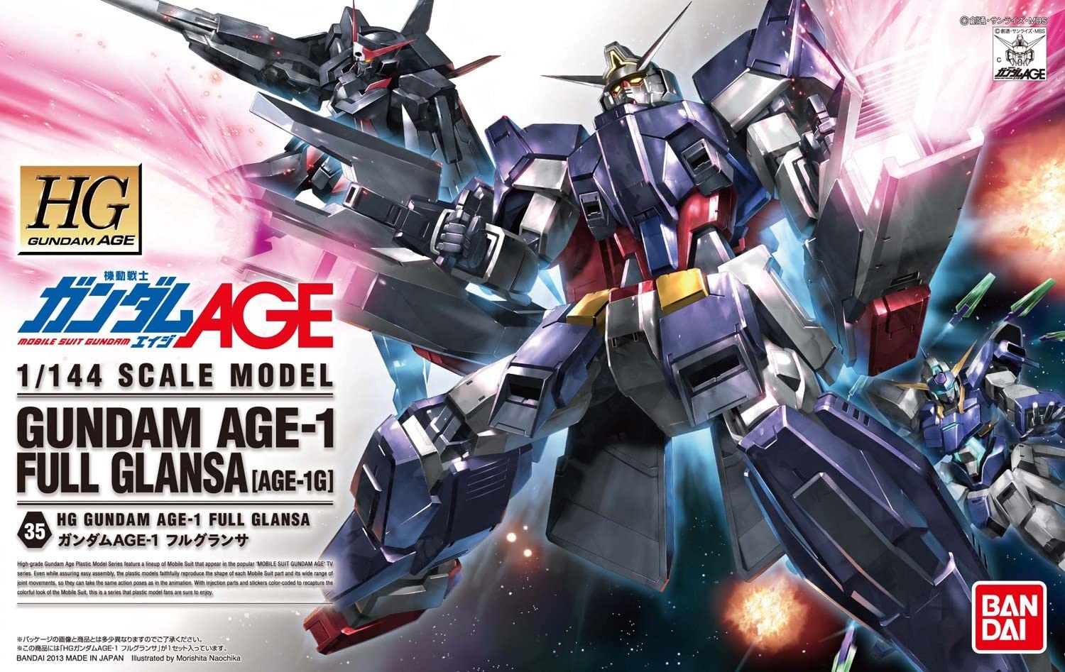 HG Gundam AGE-1 Full Glansa 1/144