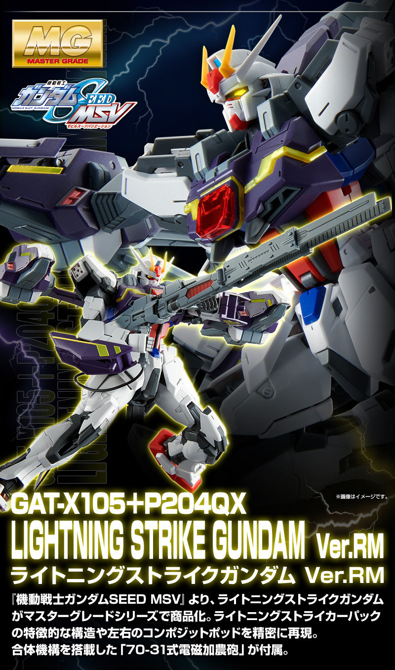 MG Lightning Strike Gundam Ver. RM - P-Bandai 1/100